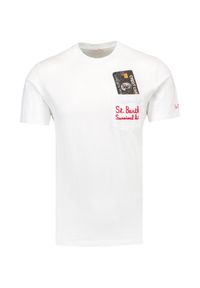 Mc2 Saint Barth - T-shirt MC2 SAINT BARTH AUSTIN. Okazja: na co dzień. Materiał: bawełna. Długość rękawa: krótki rękaw. Długość: krótkie. Wzór: haft, aplikacja, nadruk. Sezon: lato. Styl: casual