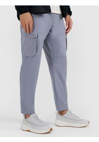 4f - 4F Buty do biegania w terenie Speed Trail męskie - beżowe 41. Wysokość cholewki: przed kostkę. Kolor: beżowy. Materiał: guma, materiał. Szerokość cholewki: normalna #1