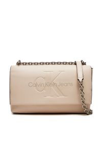 Calvin Klein Torebka Sculpted K60K612221 Écru. Materiał: skórzane #1