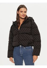 Guess Kurtka przejściowa Daisy W4BL36 WGJZ0 Czarny Regular Fit. Kolor: czarny. Materiał: syntetyk