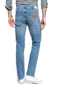 Wrangler - WRANGLER SPODNIE MĘSKIE GREENSBORO MID SUMMER BLUE W15QV712Z #5