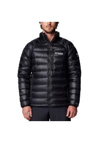 columbia - Kurtka męska Columbia Arctic Crest Down 2088784010 - czarna. Okazja: na co dzień. Kolor: czarny. Materiał: nylon, puch, materiał. Technologia: Omni-Heat (Columbia). Wzór: aplikacja. Sezon: zima. Styl: casual