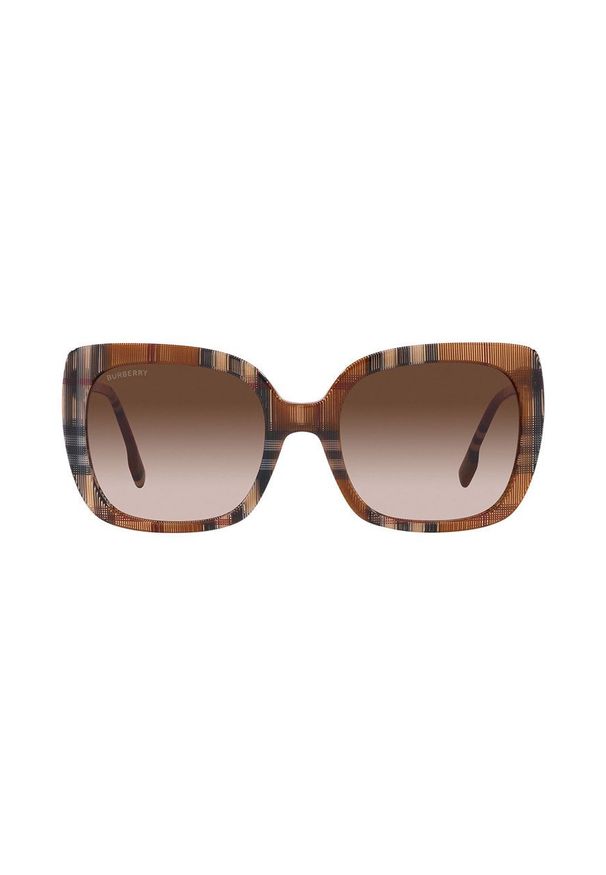 Burberry okulary przeciwsłoneczne damskie kolor brązowy. Kolor: brązowy