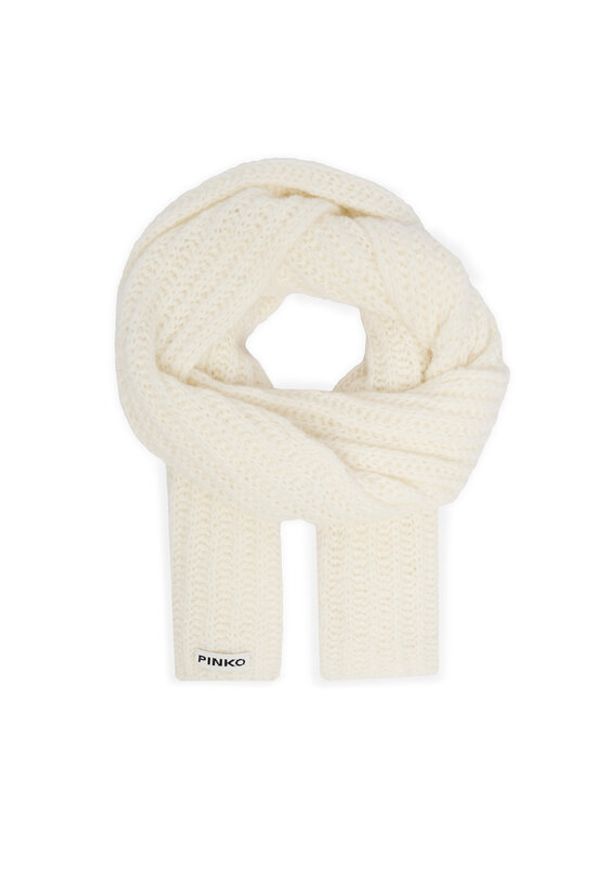 Pinko - PINKO Szalik 105990 A2Z2 Écru. Materiał: poliester