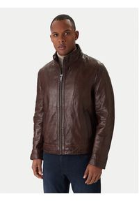 Milestone Kurtka skórzana Ms Barney 531063 21295 Brązowy Regular Fit. Kolor: brązowy. Materiał: skóra #4