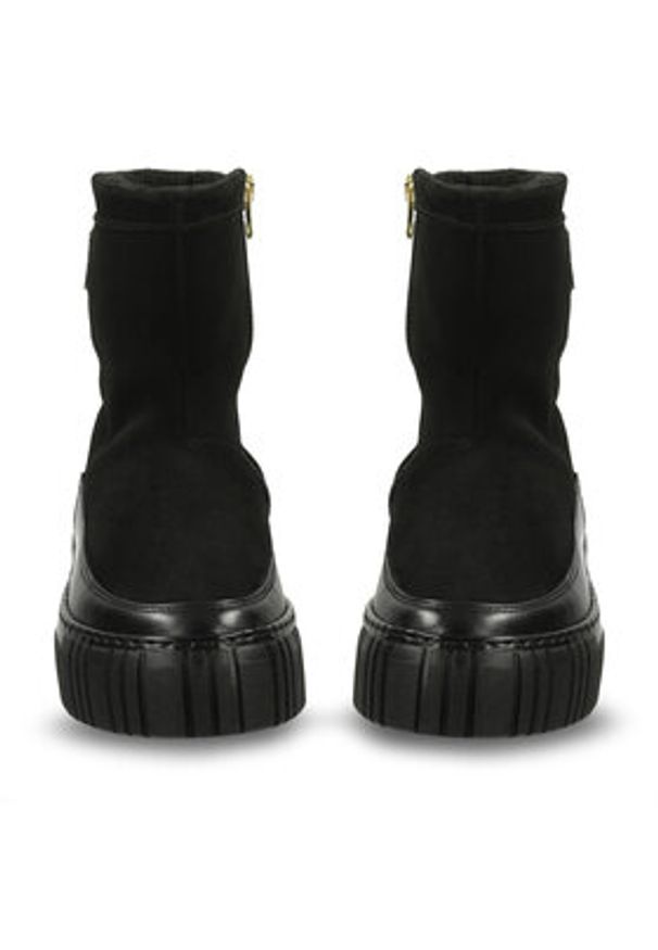 GANT - Gant Botki 29543785 Czarny. Kolor: czarny. Materiał: skóra, zamsz
