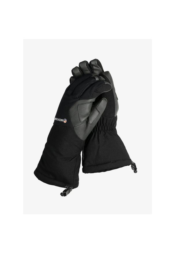 Rękawiczki softshell Montane Supercell Glove. Kolor: czarny. Materiał: softshell. Sport: turystyka piesza