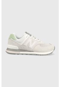 New Balance sneakersy U574WC2 kolor szary U574WC2-WC2. Nosek buta: okrągły. Kolor: szary. Materiał: guma. Model: New Balance 574