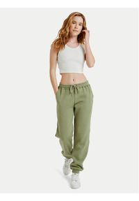 Roxy Spodnie dresowe Surf Stoked Pant Brushed ERJFB03491 Zielony Regular Fit. Kolor: zielony. Materiał: bawełna, syntetyk #1