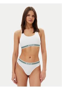 Lacoste Stringi 8F5147 Biały. Kolor: biały. Materiał: bawełna