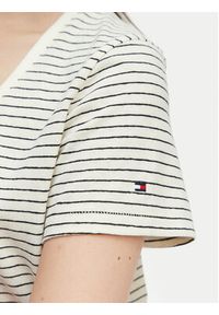TOMMY HILFIGER - Tommy Hilfiger T-Shirt WW0WW48704 Biały Regular Fit. Kolor: biały. Materiał: bawełna #4