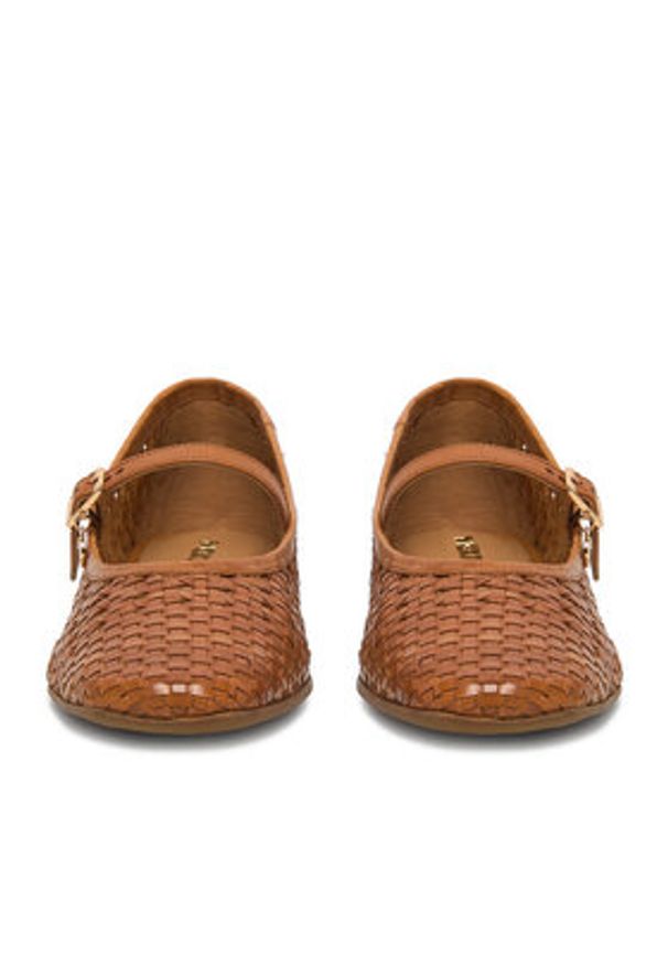 MEXX Baleriny EO-WI40-12477-01 Brązowy. Kolor: brązowy. Materiał: skóra