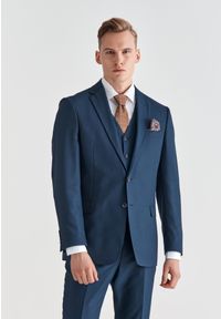 Pako Lorente - PAKO LORENTE – Spodnie męskie garniturowe P21WF-6G-069-G. Okazja: na ślub cywilny, na wesele. Materiał: poliester, elastan, wiskoza. Wzór: gładki. Styl: elegancki #6