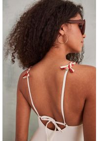 Women Secret - women'secret strój kąpielowy Formentera kolor biały miękka miseczka. Kolor: biały #5