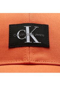 Calvin Klein Jeans Czapka z daszkiem K50K510789 Pomarańczowy. Kolor: pomarańczowy. Materiał: materiał, bawełna #3