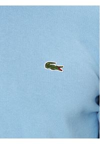 Lacoste Sweter AH1985 Błękitny Regular Fit. Kolor: niebieski. Materiał: bawełna #5