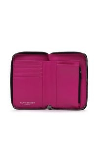 Kurt Geiger Duży Portfel Damski Sm Zip Around Wallet 9096452229 Różowy. Kolor: różowy. Materiał: materiał #3