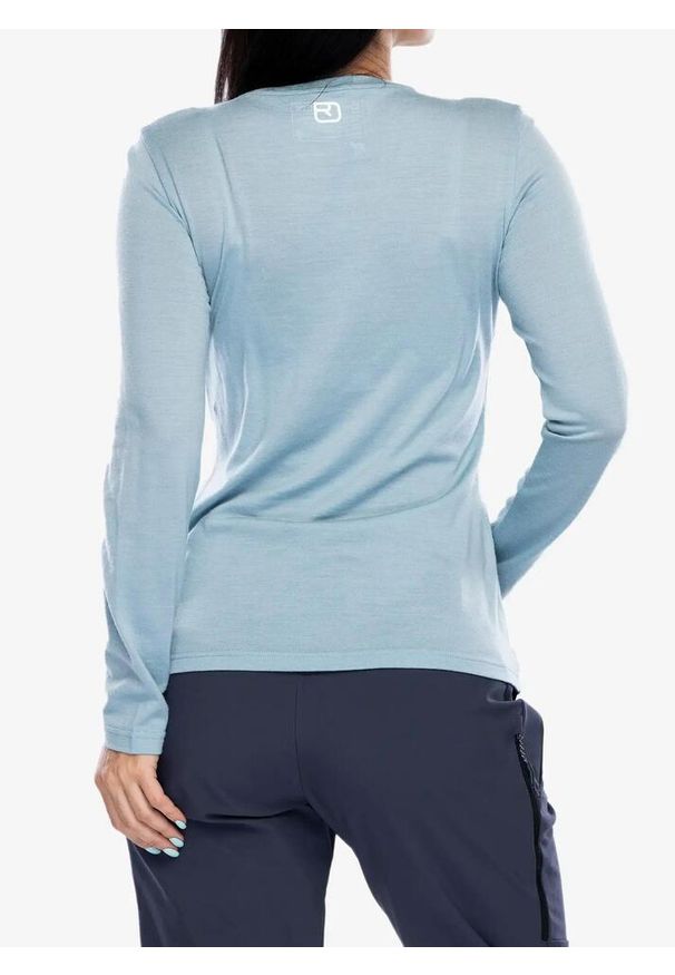 ORTOVOX - Longsleeve damski Ortovox 185 Merino Mtn Cutout LS. Kolor: niebieski. Długość rękawa: długi rękaw