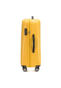 Wittchen - Komplet walizek z polikarbonu jednokolorowych. Kolor: żółty. Materiał: guma #9