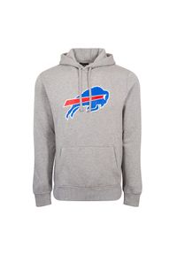 New Era - Bluza z kapturem Buffalo Bills NFL. Typ kołnierza: kaptur. Kolor: szary, wielokolorowy, biały. Sport: piłka nożna #1