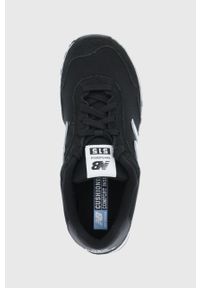 New Balance buty WL515CO3 kolor czarny. Nosek buta: okrągły. Zapięcie: sznurówki. Kolor: czarny. Materiał: guma