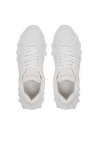 Balmain Sneakersy DM1VI327TCCH 0FB Biały. Kolor: biały. Materiał: zamsz, skóra