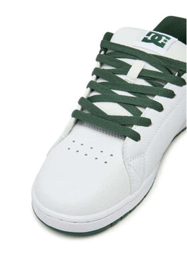 DC Sneakersy GAVELER SN ADYS100574-WF0 Biały. Kolor: biały. Materiał: skóra