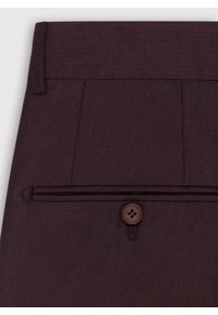 Pako Lorente - PAKO LORENTE – Spodnie garniturowe w kolorze burgundowym. Kolor: czerwony. Materiał: elastan, wiskoza, poliester. Styl: elegancki #4