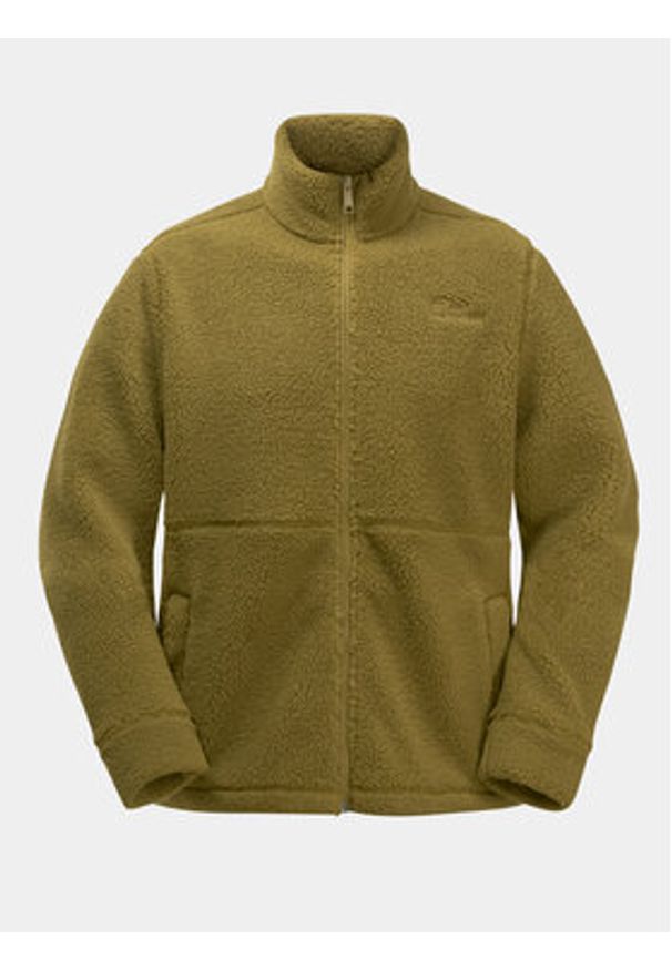 Jack Wolfskin Polar Felslicht Jkt 1711151 Khaki Regular Fit. Kolor: brązowy. Materiał: syntetyk