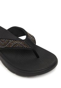 skechers - Skechers Japonki 140184/BBK Czarny. Kolor: czarny. Materiał: materiał #3