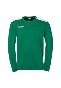 KEMPA - Bluza dziecięca Kempa Emotion 27. Kolor: zielony, biały, wielokolorowy. Długość rękawa: długi rękaw. Wzór: napisy