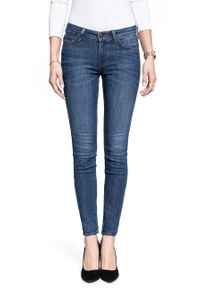 Lee - SPODNIE DAMSKIE LEE SKINNY SCARLETT DARK ABERDEEN L526SIMX #10