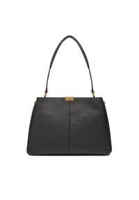 TOMMY HILFIGER - Tommy Hilfiger Torebka AW0AW17661 Czarny. Kolor: czarny. Materiał: skórzane