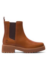 Timberland Sztyblety Carnaby Cool Basic Chlsea TB0A41E6F131 Brązowy. Kolor: brązowy. Materiał: skóra #1
