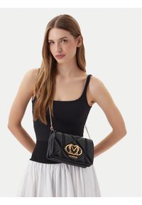 Love Moschino - LOVE MOSCHINO Torebka JC4043PP0OLC0000 Czarny. Kolor: czarny. Materiał: skórzane #1