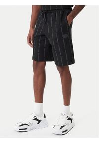 EA7 Emporio Armani Szorty sportowe 7M001393 AF12660 FC039 Czarny Regular Fit. Kolor: czarny. Materiał: syntetyk, bawełna. Styl: sportowy #1