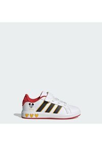 Adidas - adidas Sneakersy Grand Court Mickey El K JQ8067 Biały. Kolor: biały. Materiał: skóra #1