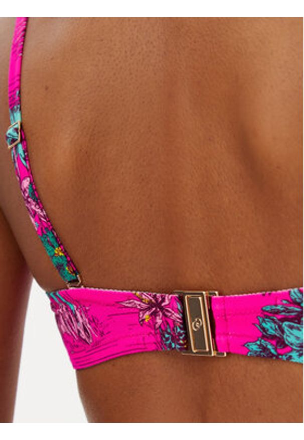 Chantelle Góra od bikini Sauvage C17UNK Różowy. Kolor: różowy. Materiał: syntetyk