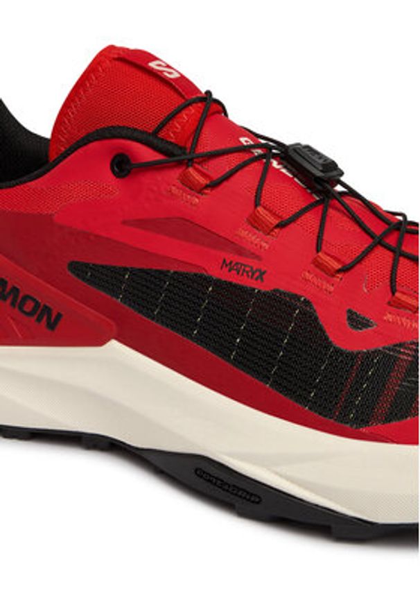 salomon - Salomon Buty do biegania Genesis L49226500 Czerwony. Kolor: czerwony. Materiał: materiał