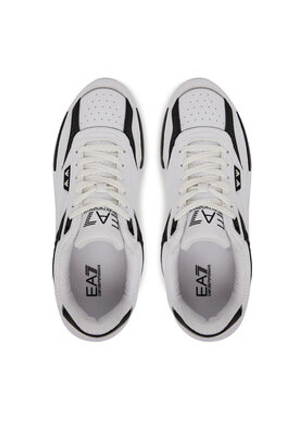 EA7 Emporio Armani Sneakersy X8X241 XK435 C695 Biały. Kolor: biały. Materiał: skóra