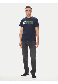 Etnies T-Shirt New Box 4130002282 Granatowy Regular Fit. Kolor: niebieski. Materiał: bawełna