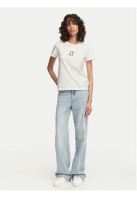Guess Jeans T-Shirt W6GI45 K8HM0 Biały Regular Fit. Kolor: biały. Materiał: bawełna #3