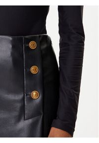 TwinSet - TWINSET Spódnica z imitacji skóry 252TP2233 Czarny Regular Fit. Kolor: czarny. Materiał: skóra #4