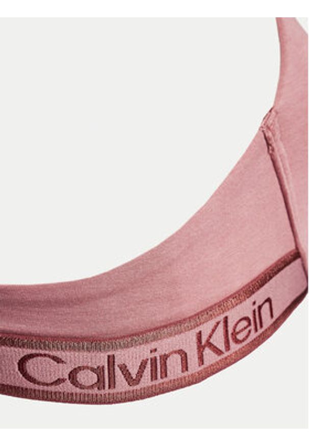 Calvin Klein Underwear Biustonosz z fiszbiną 000QF7948E Różowy. Kolor: różowy. Materiał: bawełna