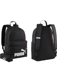 Plecak sportowy szkolny miejski Puma Phase czarny 90943 01. Kolor: czarny. Styl: sportowy