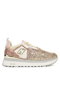 Liu Jo Sneakersy Maxi Wonder 01 BF5009 TX007 Złoty. Kolor: złoty. Materiał: skóra