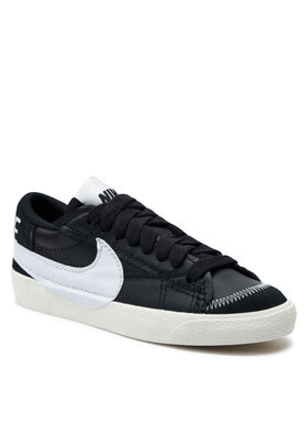 Nike Sneakersy Blazer Low '77 Jumbo FD9858 001 Czarny. Kolor: czarny. Materiał: skóra