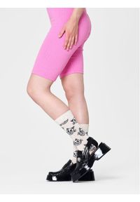 Happy-Socks - Happy Socks Skarpety wysokie unisex CAT01-9100 Beżowy. Kolor: beżowy. Materiał: materiał, bawełna #1
