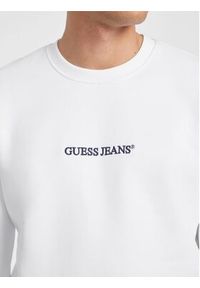 Guess Jeans Bluza M4YQ19 K9V31 Biały Regular Fit. Kolor: biały. Materiał: bawełna