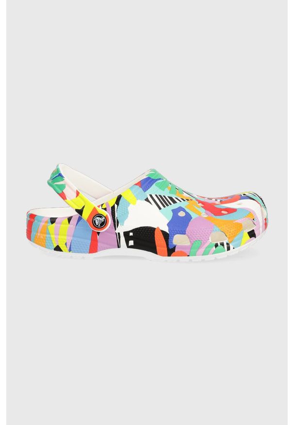 Crocs klapki. Materiał: guma, materiał
